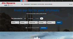 Desktop Screenshot of jimnavarreford.com